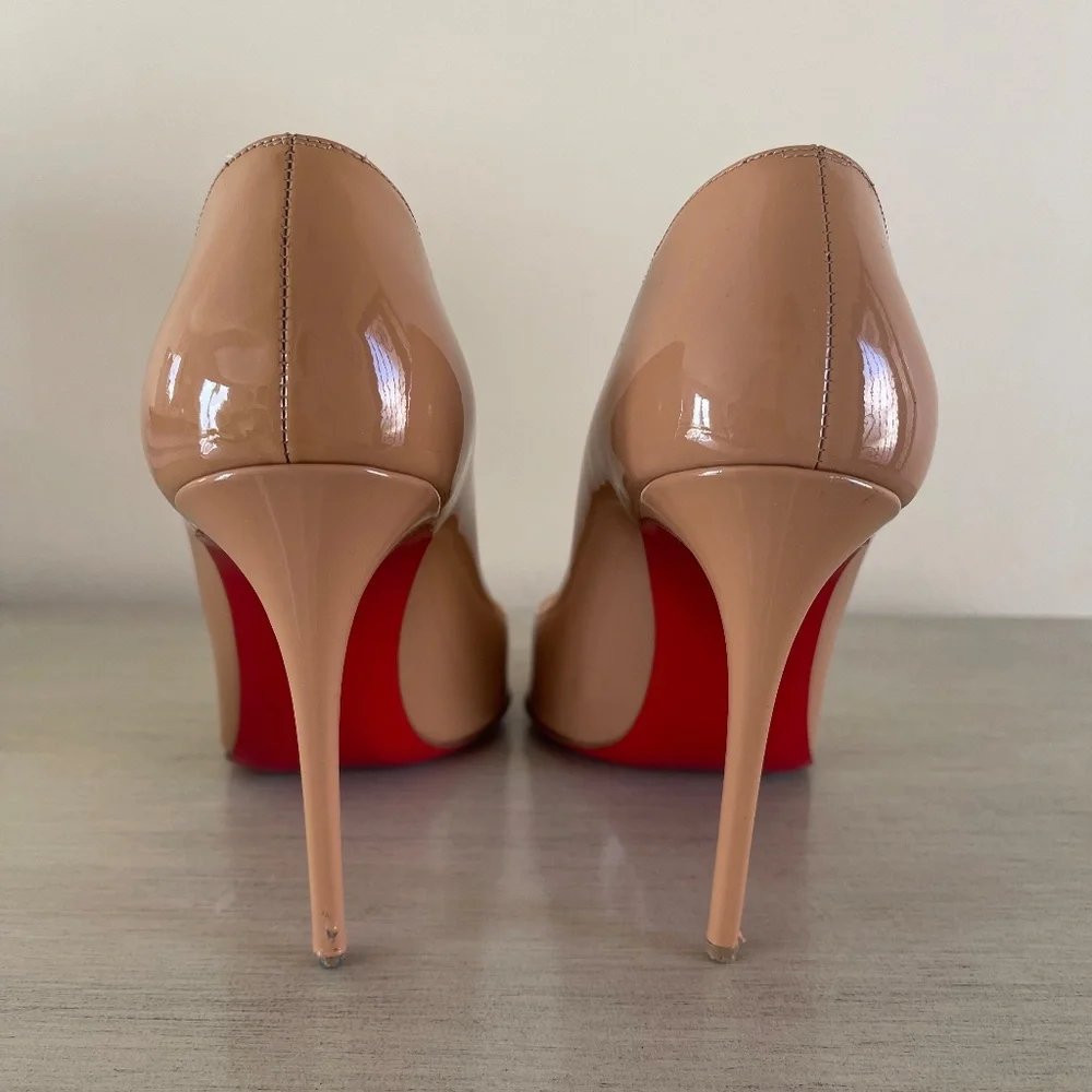 Christian Louboutin Pigalle Follies Patent Leather Nude (OBO) - Picture 5 of 12